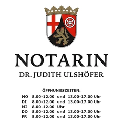 Notarin Dr. Judith Ulshöfer Notariat Bad Bergzabern